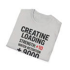 Creatine Loading – Strength +10 / Patience: 0% T-Shirt