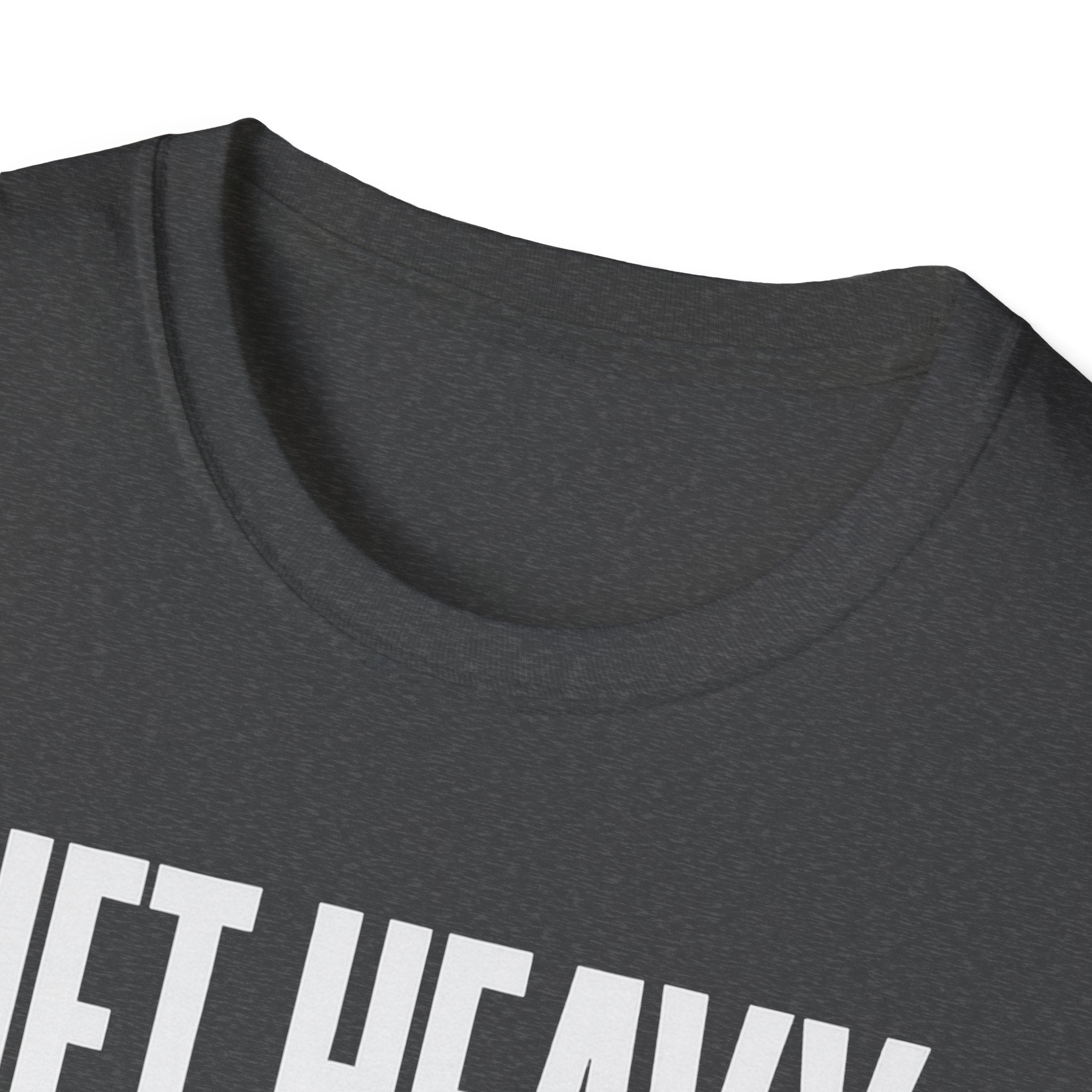 Lift Heavy. Pray Hard. – Bold Faith & Strength Tshirt