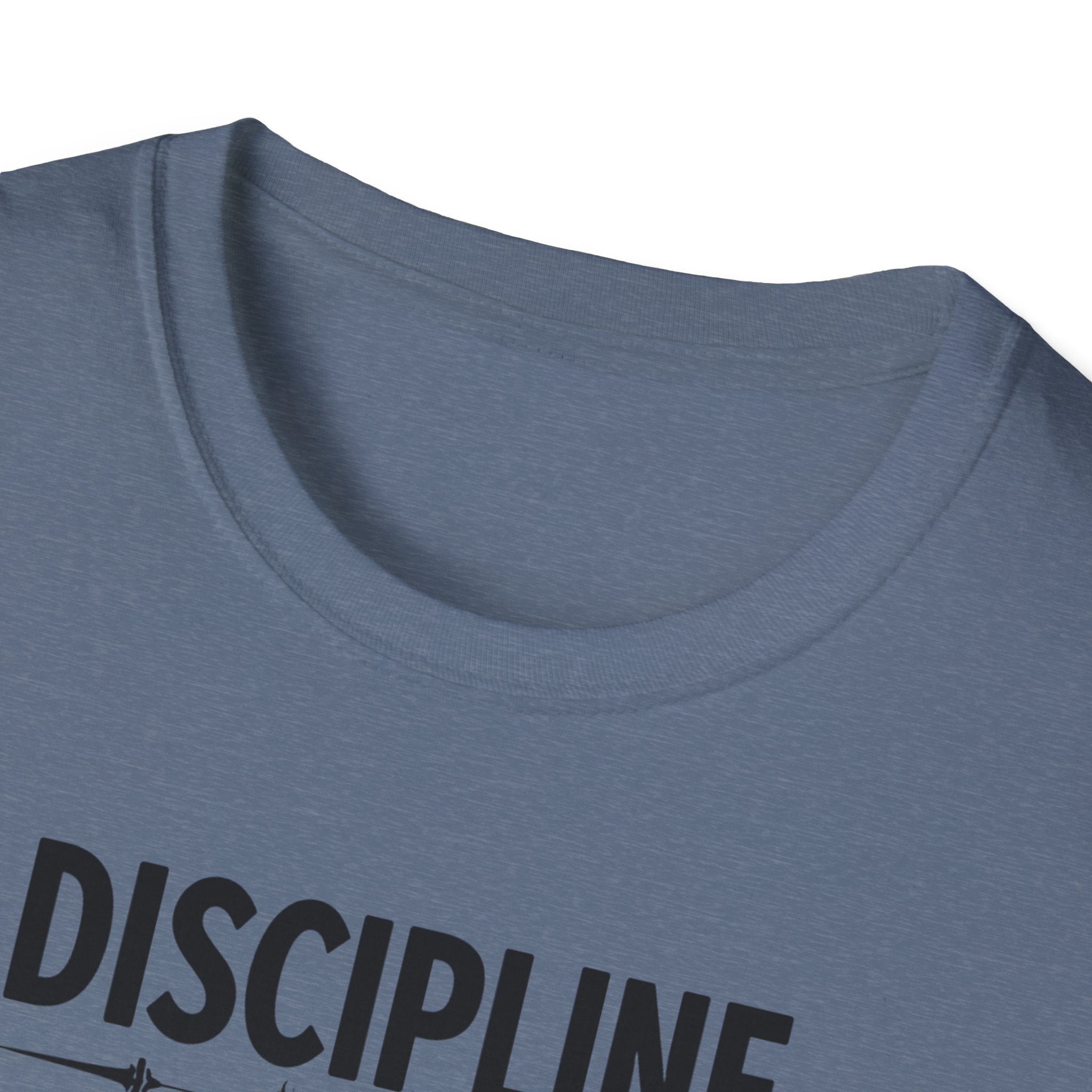Discipline > Motivation – Barbell Edition T-Shirt