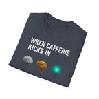 When Caffeine Kicks In – Brain Upgrade Sequence T-Shirt