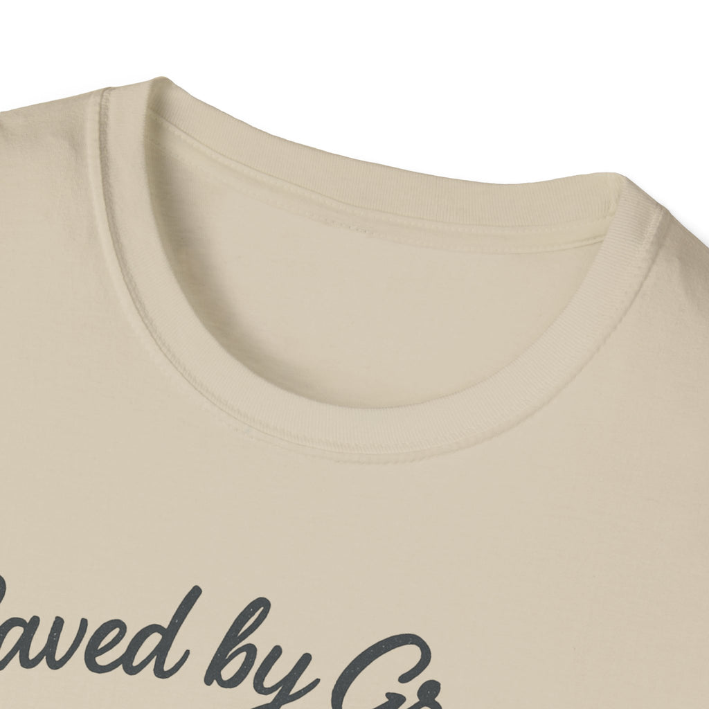 Saved by Grace, Built by Iron – Faith Meets Strength Tshirt