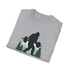 Forest Beast Mode – Bigfoot Barbell Edition T-Shirt