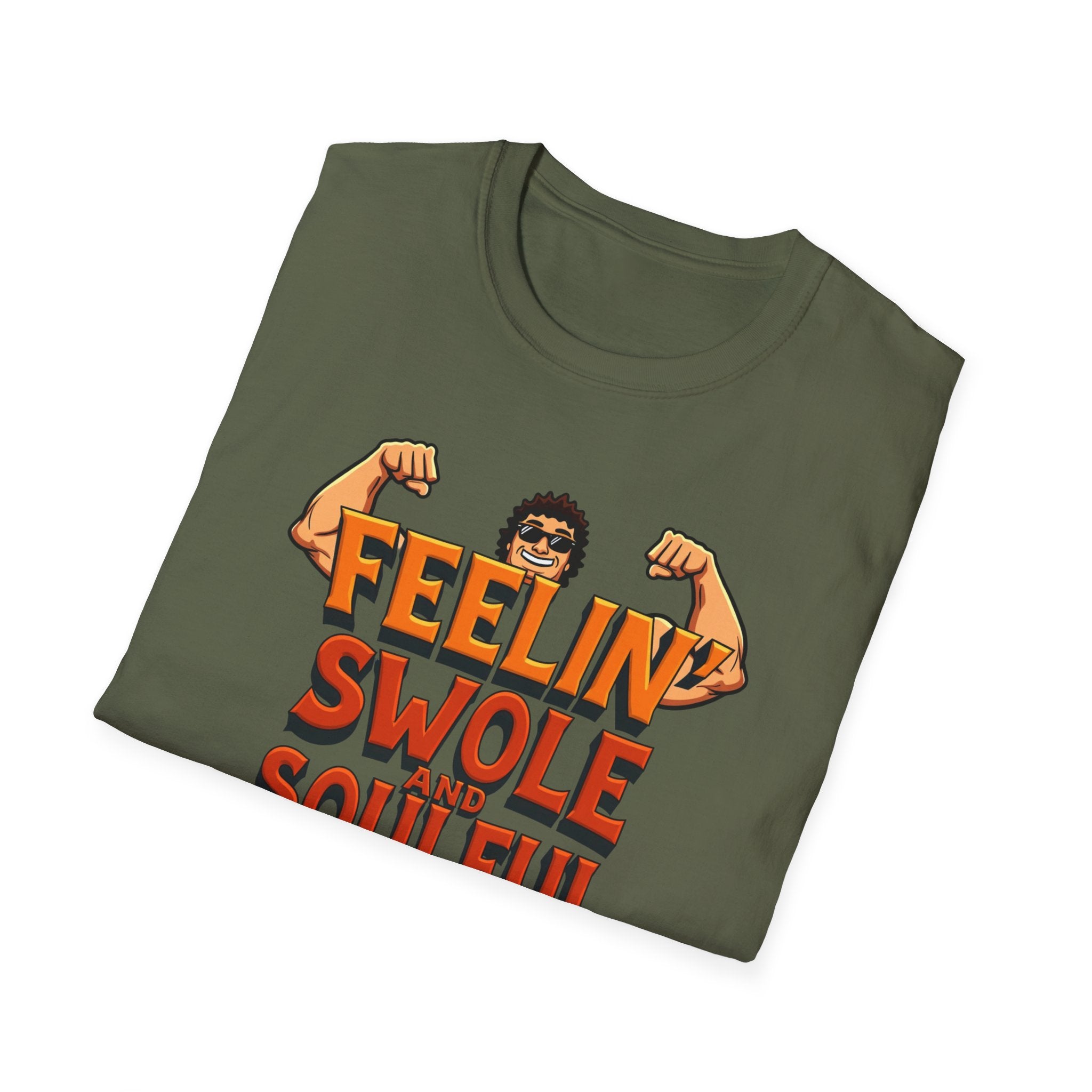 Feelin’ Swole and Soulful – Classic Pump Edition T-Shirt