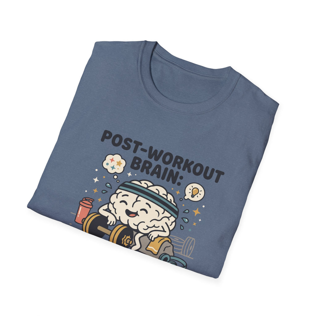 Post workout brain : Online again T-Shirt