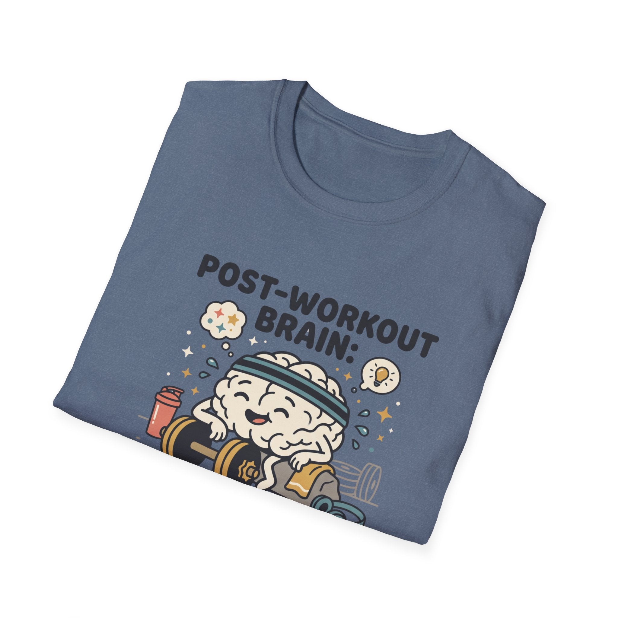 Post workout brain : Online again T-Shirt