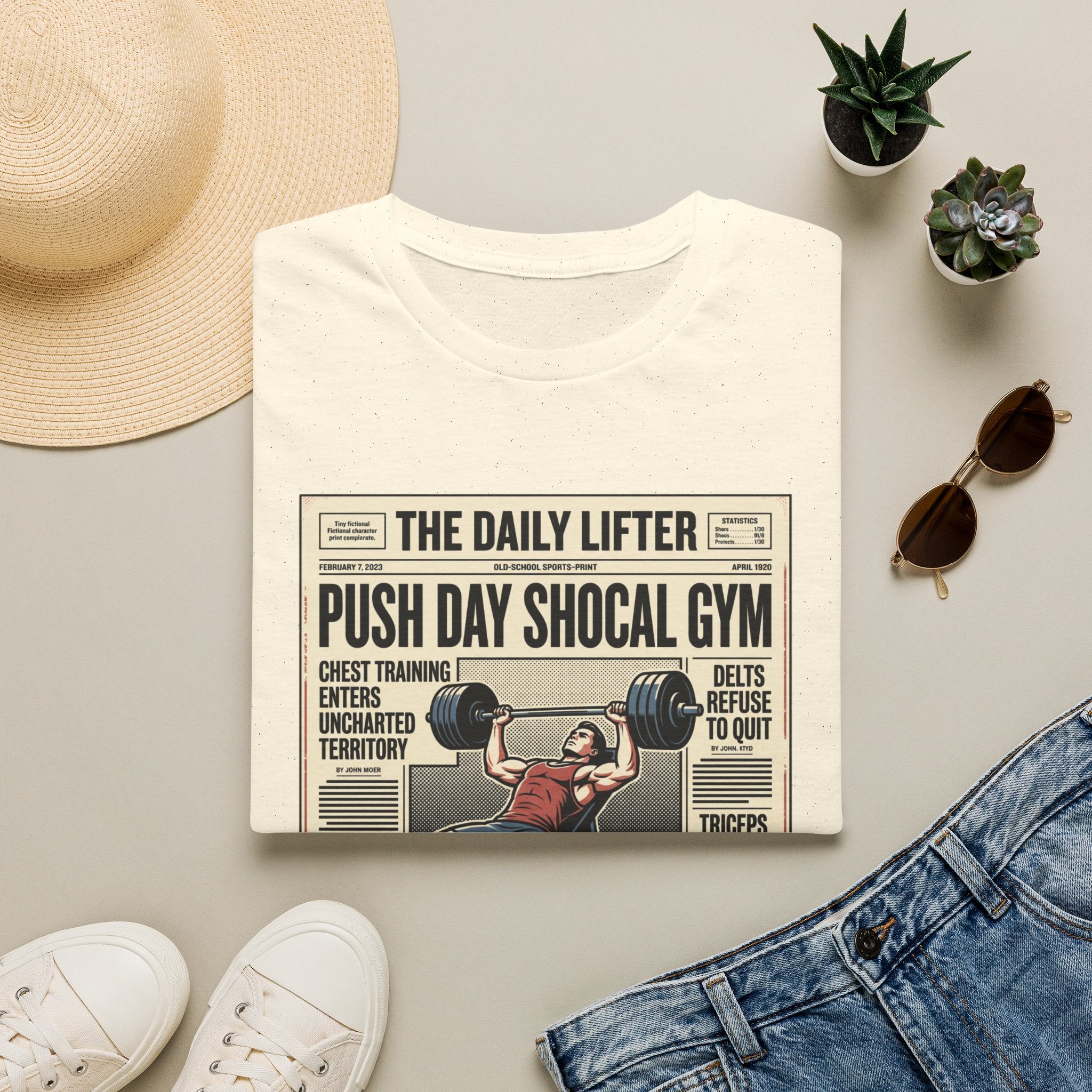 Push day newspaper style T-Shirt