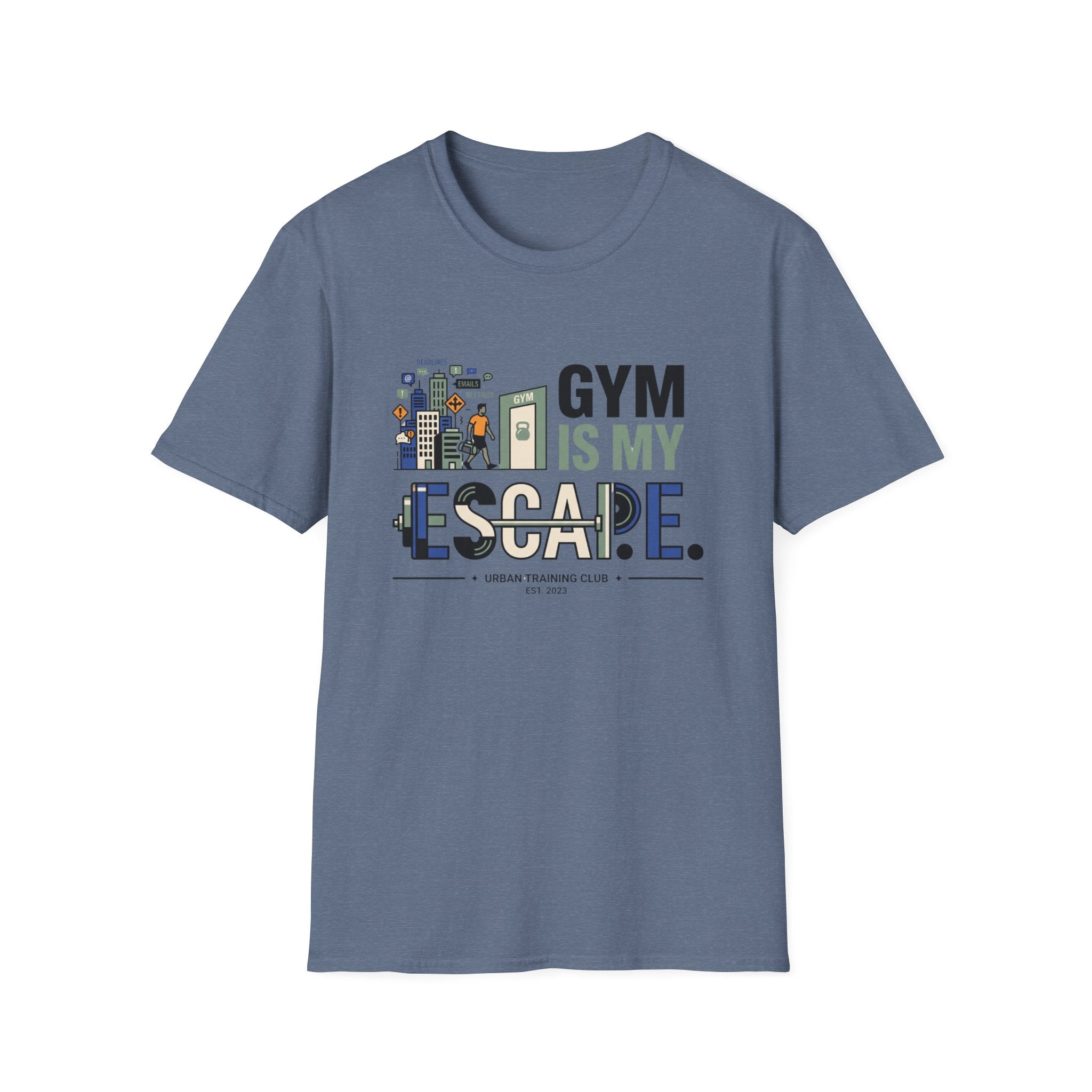 Gym is my escape - witty T-Shirt