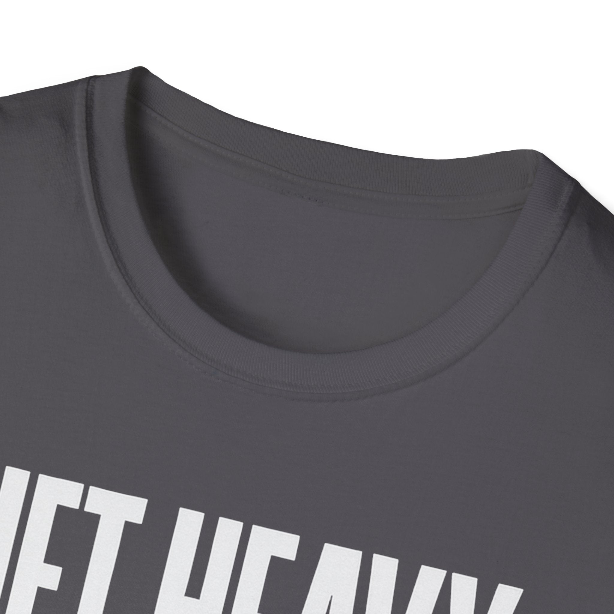 Lift Heavy. Pray Hard. – Bold Faith & Strength Tshirt