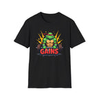 Hard-Shelled Gains – Turtle Power Edition T-Shirt