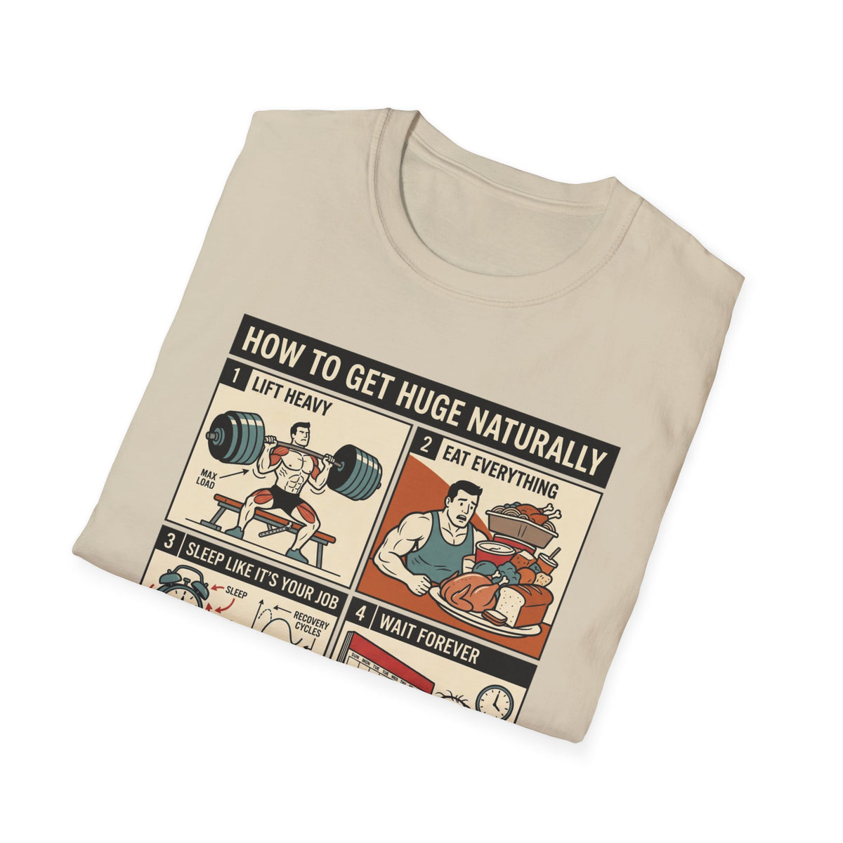 How to get huge naturally T-Shirt