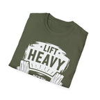 Lift Heavy, Petty Harder (Vintage Crest Edition) T-Shirt