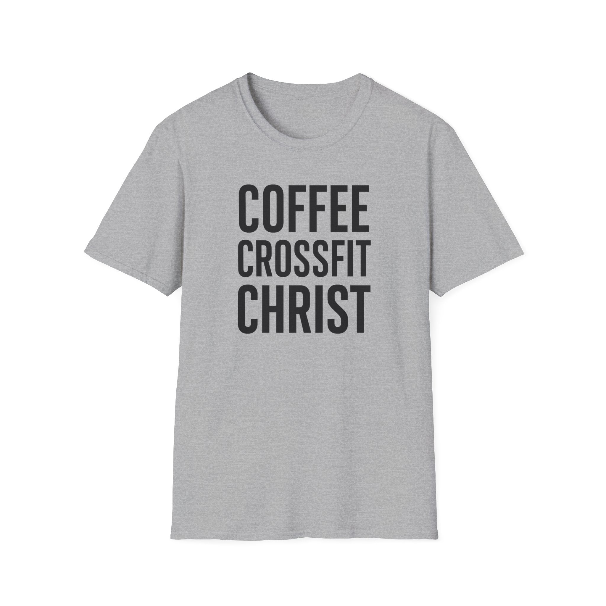 Coffee. CrossFit. Christ. – Bold Faith & Fitness Tshirt