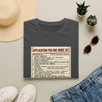 Application for one more set -  Push day T-Shirt