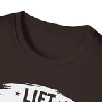 Lift Heavy, Petty Harder (Vintage Crest Edition) T-Shirt