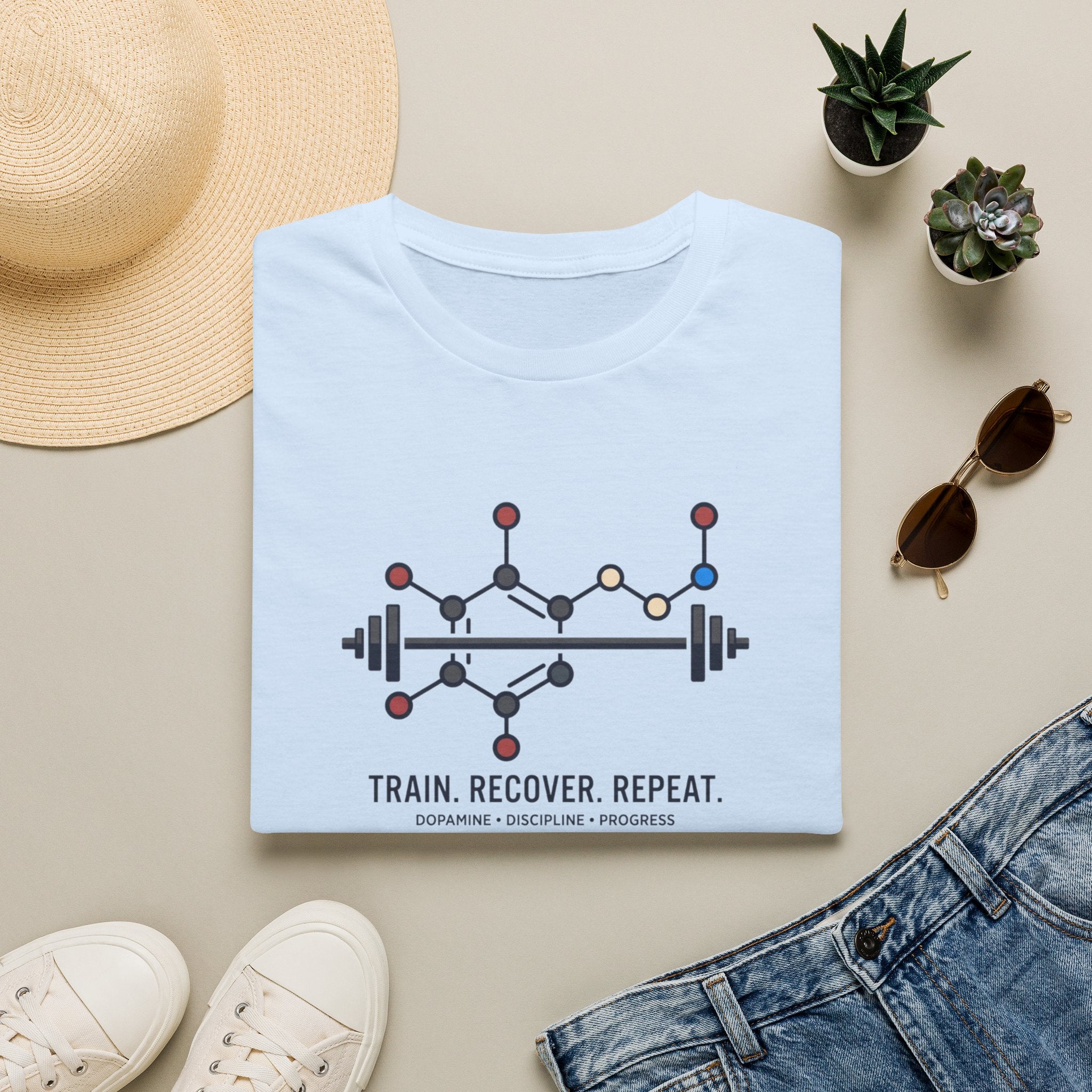 Train. Recover. Repeat - Dopamine T-Shirt