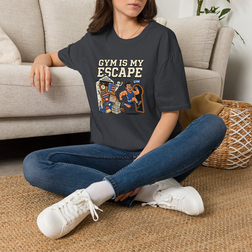 Gym is my escape - Sarcastic T-Shirt