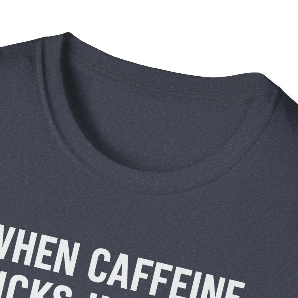 When Caffeine Kicks In – Brain Upgrade Sequence T-Shirt