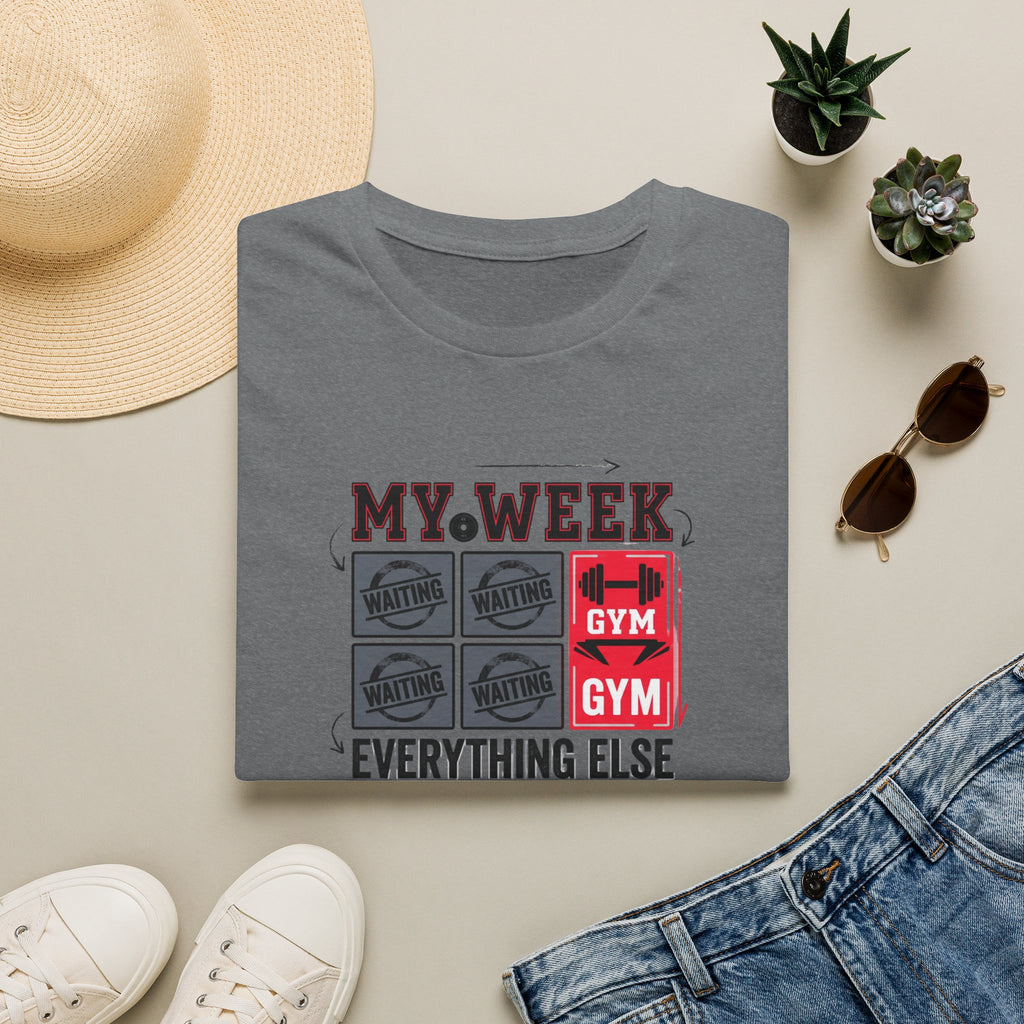 Waiting for gym - Week schedule T-Shirt