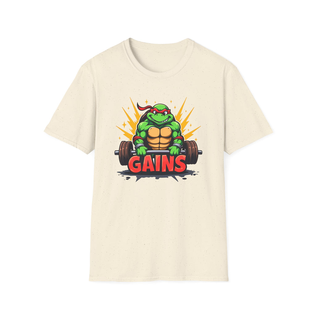 Hard-Shelled Gains – Turtle Power Edition T-Shirt