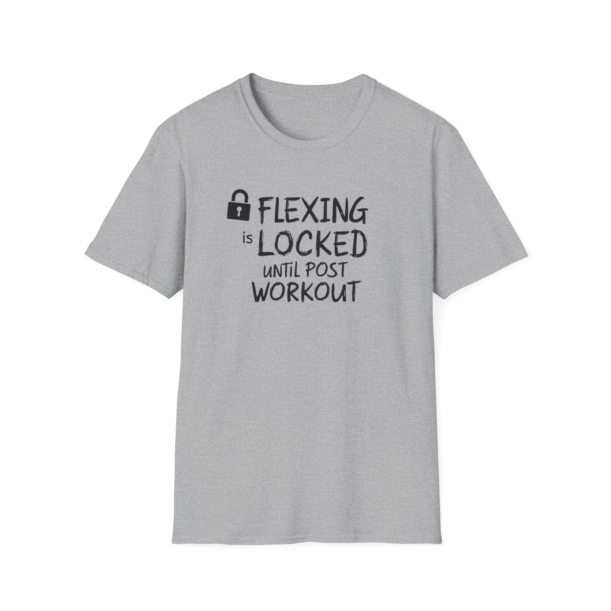 Flexing Locked – Post-Pump Protocol T-Shirt
