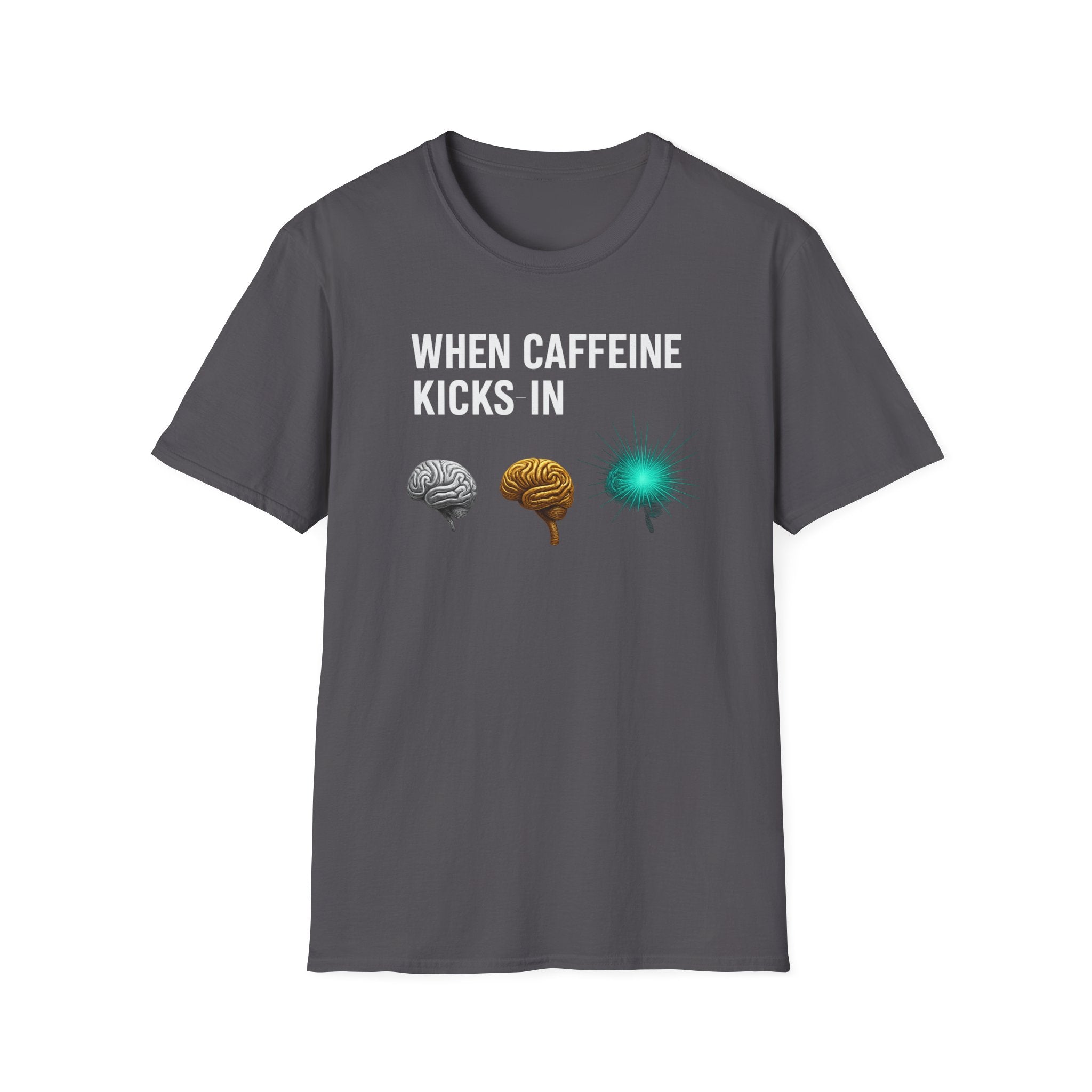 When Caffeine Kicks In – Brain Upgrade Sequence T-Shirt