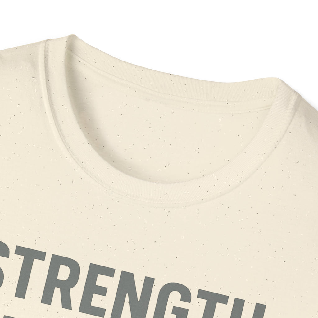 Strength Through Scripture – Bold Faith & Fitness Statement Tshirt