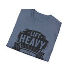 Lift Heavy, Petty Harder (Vintage Crest Edition) T-Shirt