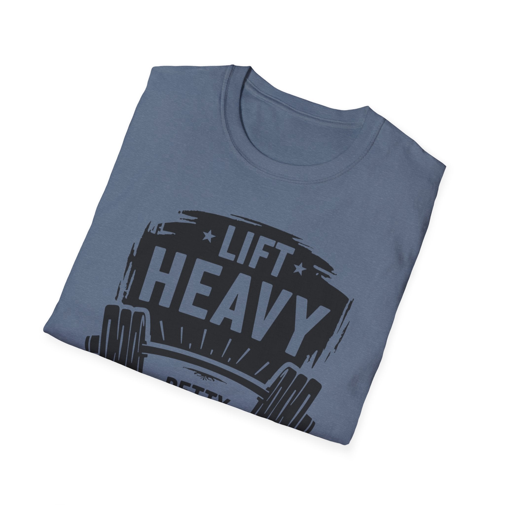 Lift Heavy, Petty Harder (Vintage Crest Edition) T-Shirt