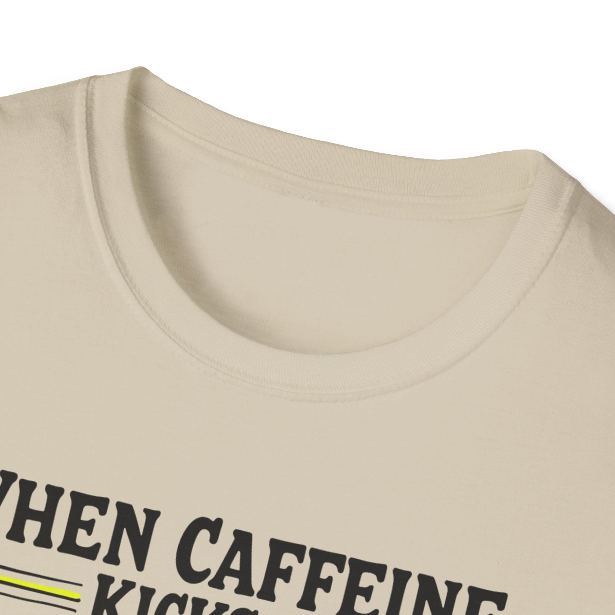 When Caffeine Kicks In – Comic Pop Brain Burst T-Shirt