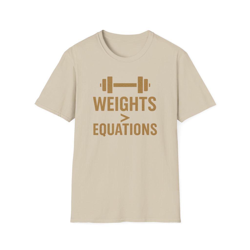 Weights > Equations – Glow Mode Edition T-Shirt