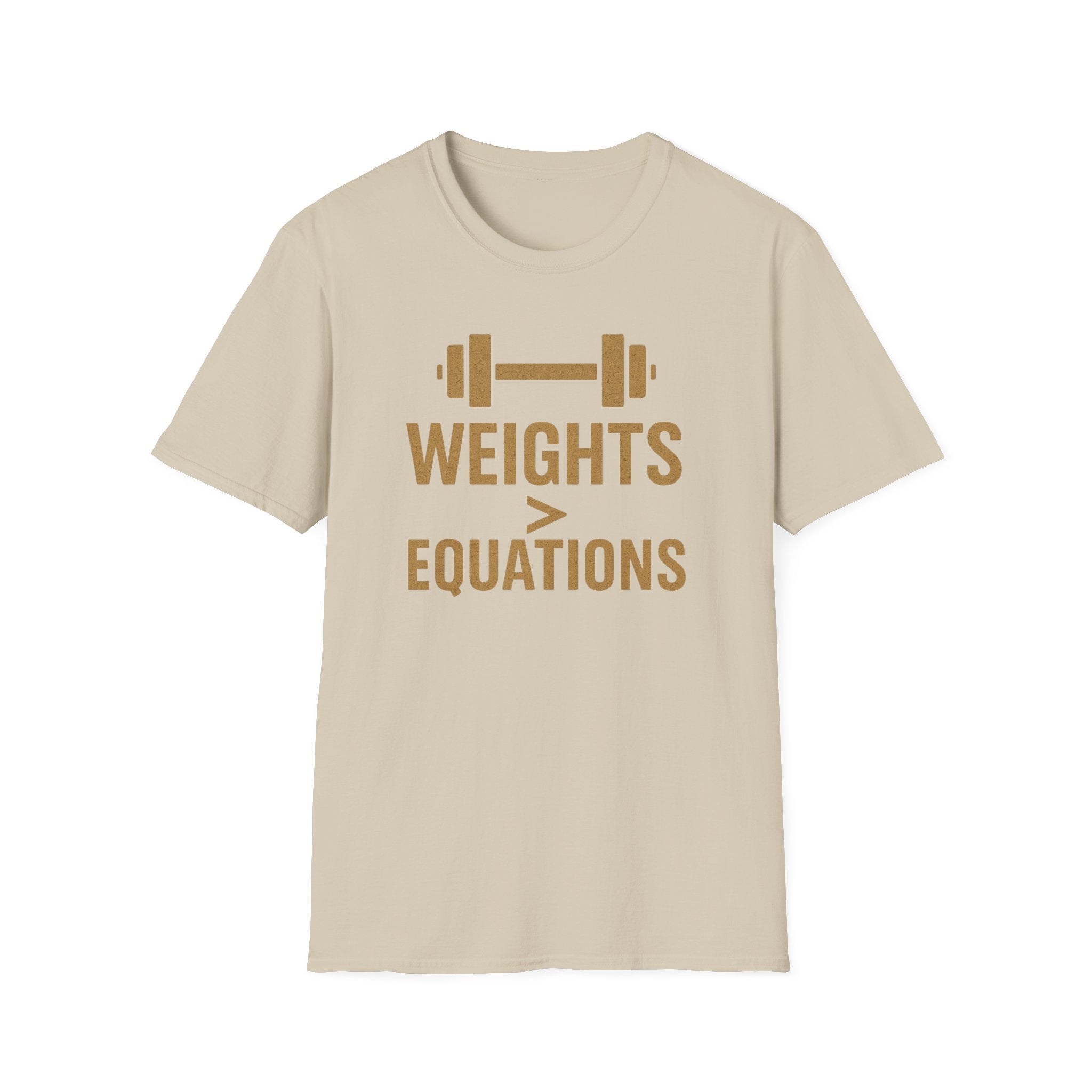 Weights > Equations – Glow Mode Edition T-Shirt