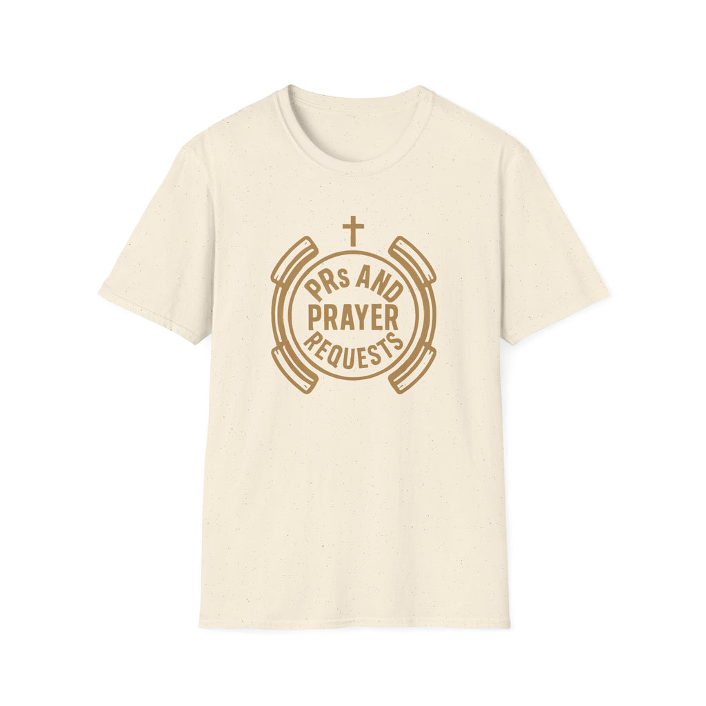 PRs and Prayer Requests – Faith & Fitness Circle Emblem Tshirt