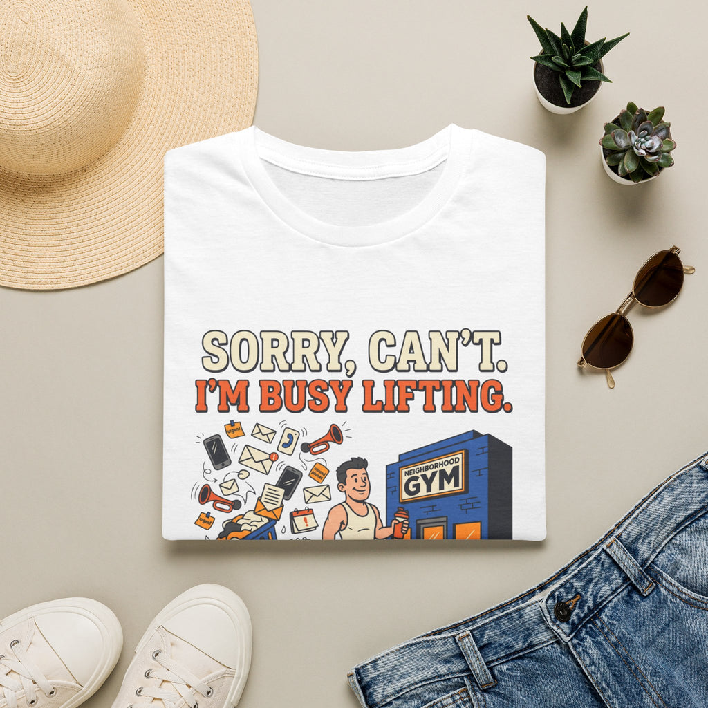 Sorry, can't. I'm busy lifting T-Shirt