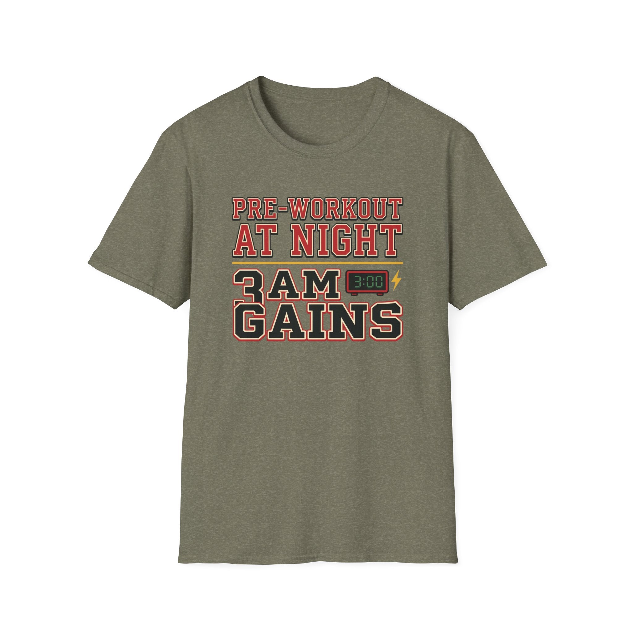 Pre at Night - 3 AM Gains T-Shirt