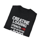 Creatine Loading – Strength +10 / Patience: 0% T-Shirt