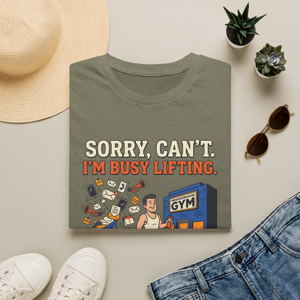 Sorry, can't. I'm busy lifting T-Shirt