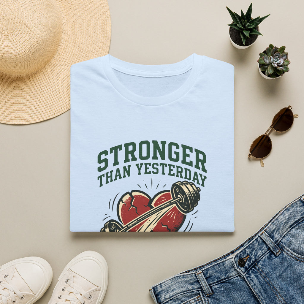 Stronger than yesterday - turn pain into progress T-Shirt