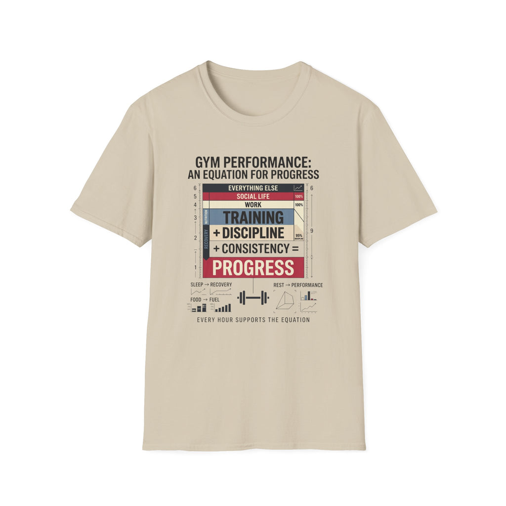 Gym Performance - An equation for progress T-Shirt