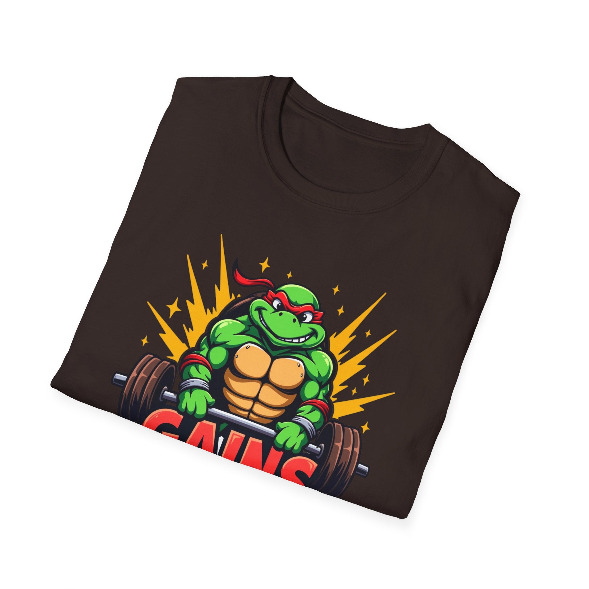 Hard-Shelled Gains – Turtle Power Edition T-Shirt