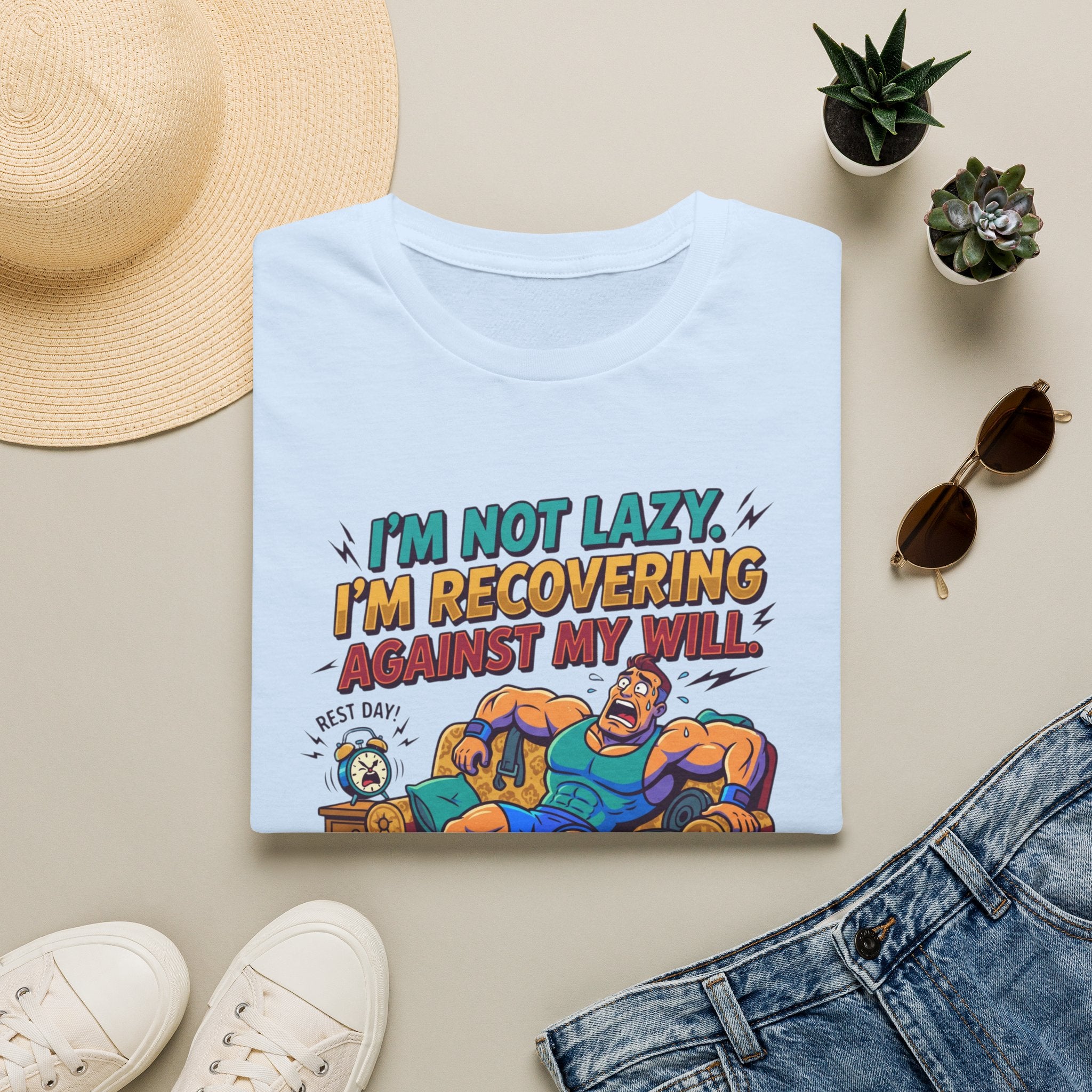 Not Lazy - Recovering against will T-Shirt