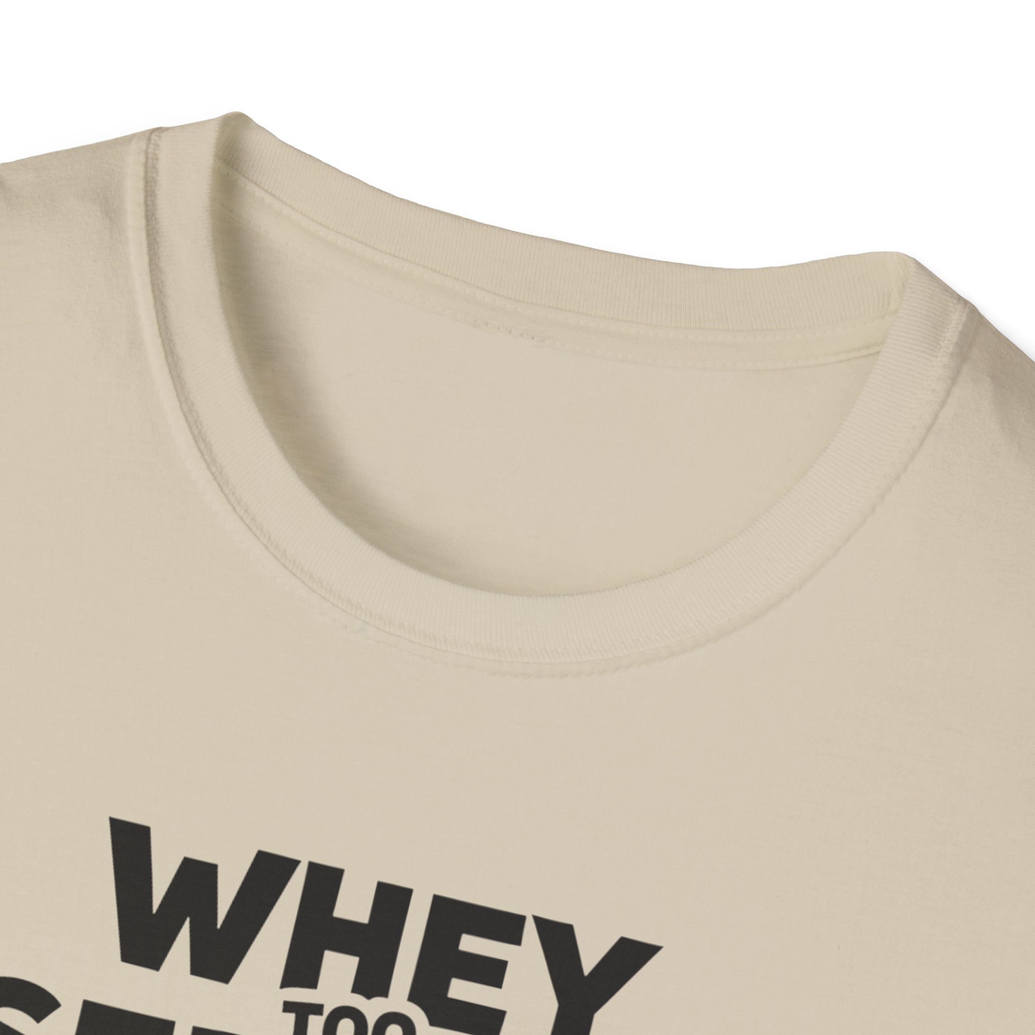 Whey Too Serious – Cartoon Shaker Edition T-Shirt