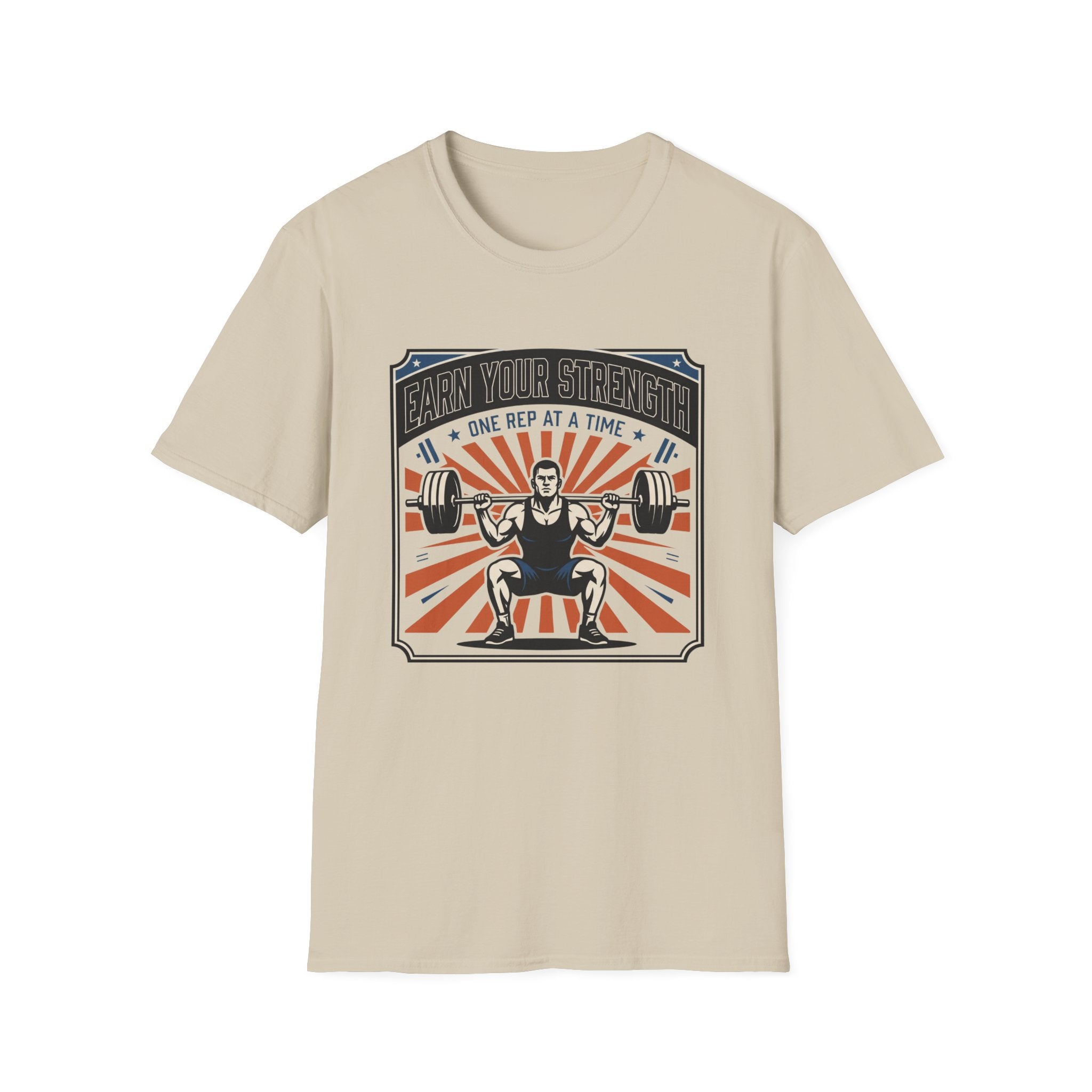 Earn your strength, one rep at a time T-Shirt