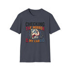 Checking the mirror is my Cardio T-Shirt