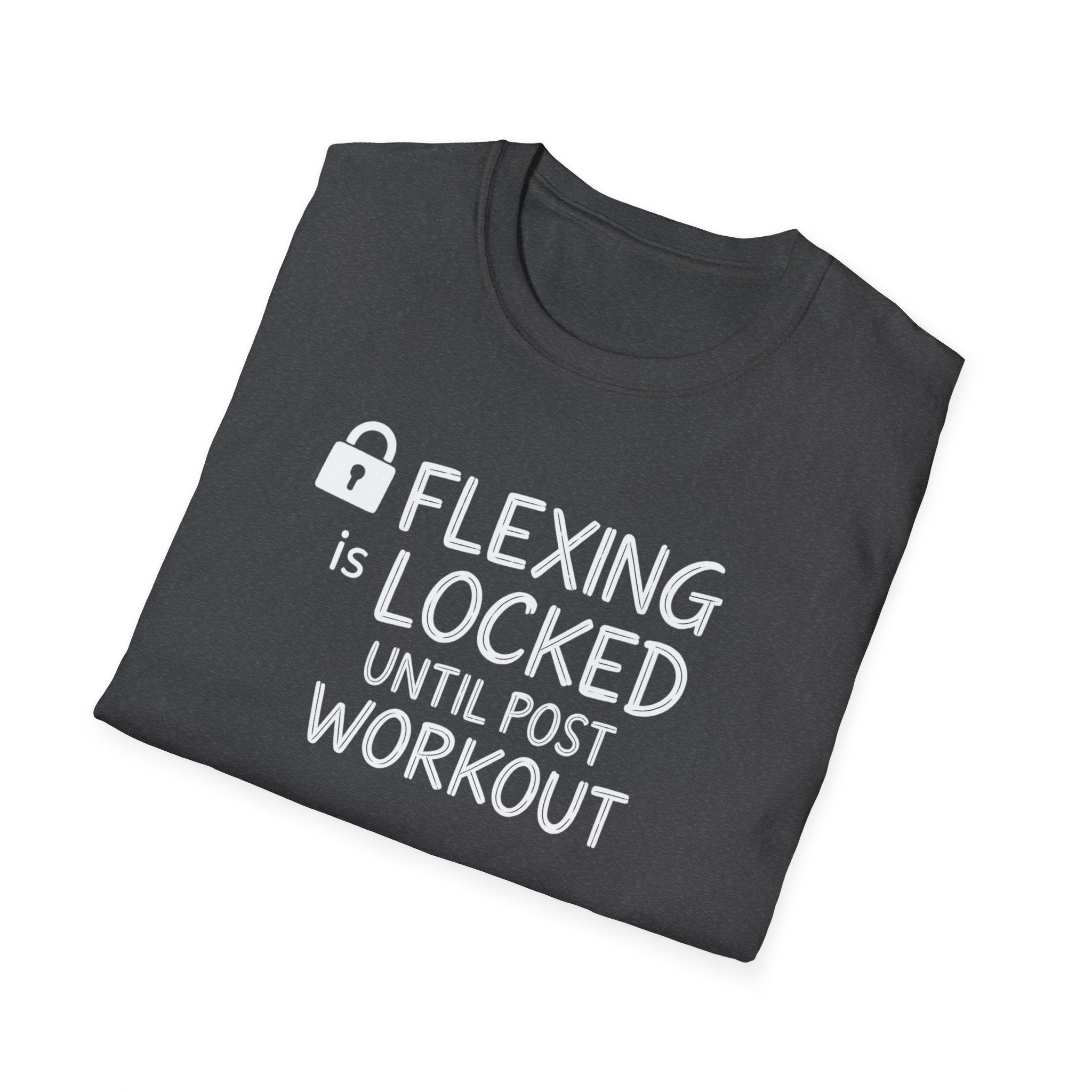 Flexing Locked – Post-Pump Protocol T-Shirt