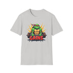 Hard-Shelled Gains – Turtle Power Edition T-Shirt