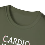 Cardio Is a Scam typo T-Shirt