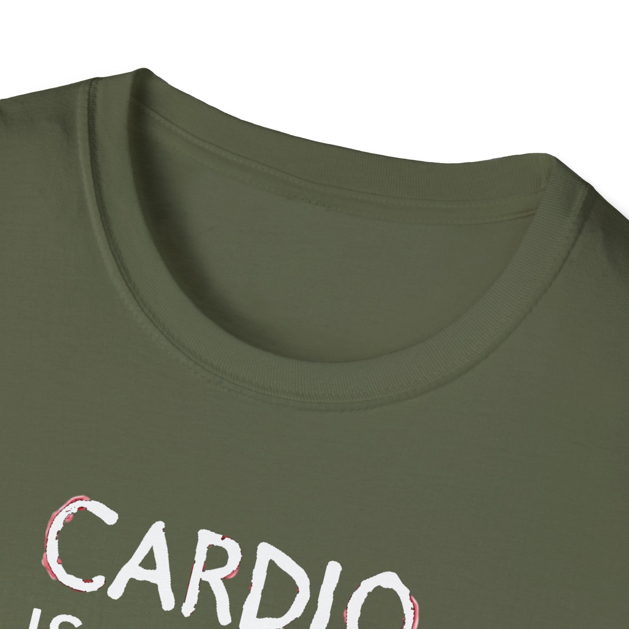 Cardio Is a Scam typo T-Shirt