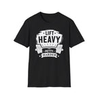 Lift Heavy, Petty Harder (Vintage Crest Edition) T-Shirt