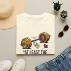 At least the barbell stays T-Shirt