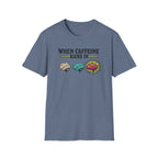 When Caffeine Kicks In – Comic Pop Brain Burst T-Shirt